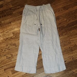 Joie 100% Linen High Rise Wide Leg Pants NWT Size L